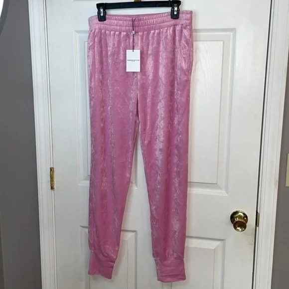 NWT Revolve Brand Generation Love Bubblegum Pink Ivy Joggers - Picture 7 of 13